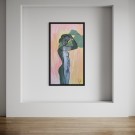 Vegard Blomberg - Maleri - Famous green scarf thumbnail
