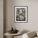 E. Munch - Gammel kone på en benk thumbnail