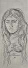 E. Munch - Naken pike med utslått hår thumbnail