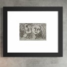 E. Munch - Mannshode og kvinnehode thumbnail