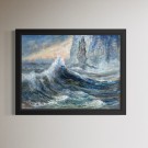 Karl Erik Harr - Maleri - Mot Træna, Helgeland - SOLGT thumbnail