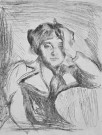 E. Munch - Portrett av en ung kvinne thumbnail