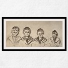 E. Munch - Portrett av dr. Lindes fire sønner  thumbnail