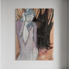 Vegard Blomberg - Maleri - Anaïs in black dress  thumbnail
