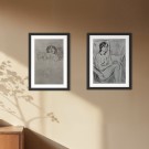 E.Munch - Ung pike og kunstnerens portrett thumbnail