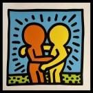 Keith Haring - giclee trykk A thumbnail