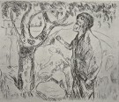 E. Munch - Gammel mann under livstreet thumbnail