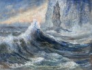 Karl Erik Harr - Maleri - Mot Træna, Helgeland - SOLGT thumbnail