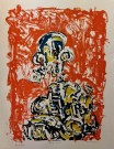 Stian Borgen - serigrafi - Orange Sally thumbnail