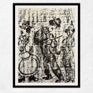 Marc Chagall litografi - uten tittel 1   thumbnail