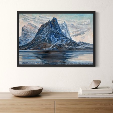 Karl Erik Harr - Maleri - Strandåtind - SOLGT