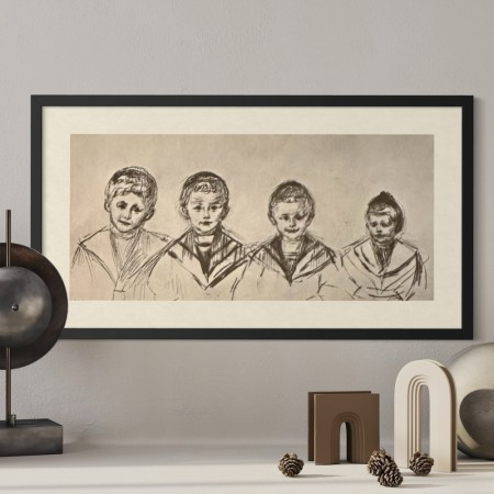 E. Munch - Portrett av dr. Lindes fire sønner  