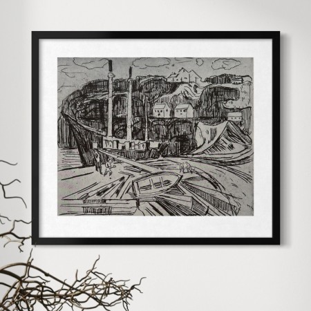 E. Munch - Skipsopphugning 