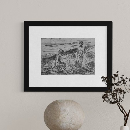 E. Munch - Nakne gutter på stranden