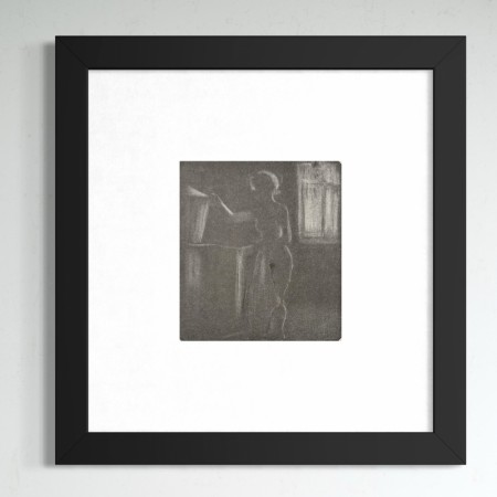 E. Munch - Naken pike i interiør 