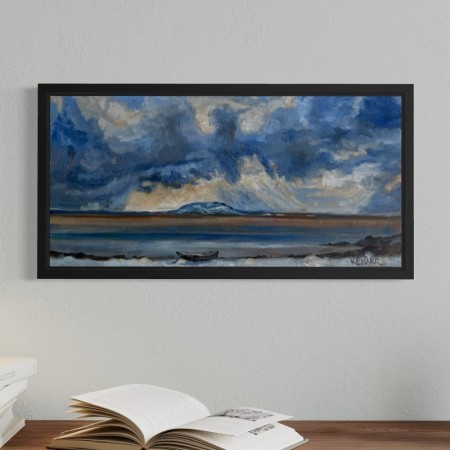 Karl Erik Harr - Maleri - Min Egen Strand