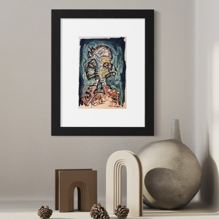 Stian Borgen - Innrammet liten tegning - original 9