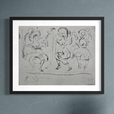 E. Munch - Burlesk dansescene 
